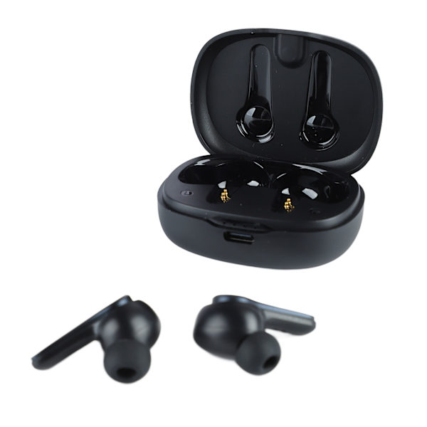 True Wireless Hörlurar Brusreducering Låg Latens Stereo Bluetooth Hörlurar för Musik