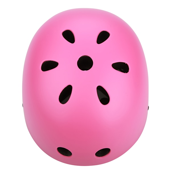 Hjälm Justerbar Rem Huvudskyddsutrustning Utomhus Klättring Drifting Utrustning (Rosa-L)