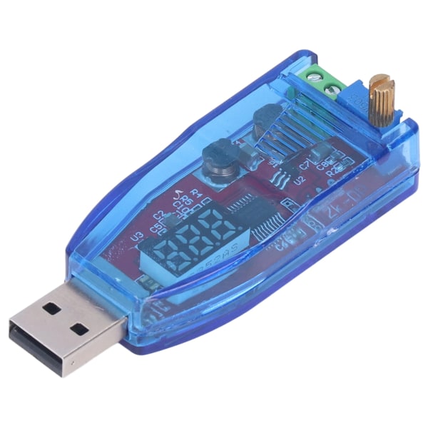 DCDC USB Justerbar strømforsyningsmodul Buck Boost Voltage Converter 5V til 3,3V 9V 12V 24V
