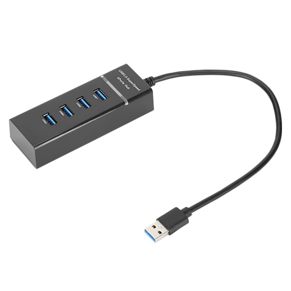 USB 3.0 HUB 4 Portar Höghastighets Slimmad Lättviktig Hot Plug USB-splitter för Windows / OS X / Linux