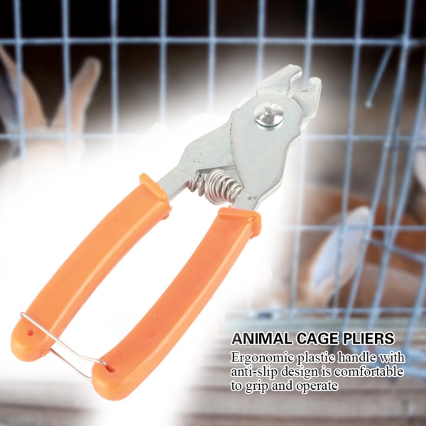 1 STK Installasjonstang Kylling Kanin Fugl Hund Kjæledyr Dyrebur Reparasjonsklemmeverktøy