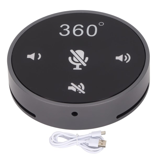 BYD‑03 USB Konferensmikrofon 360° Rundstrålande Stereomikrofon för Videokonferenser Spel Chatt