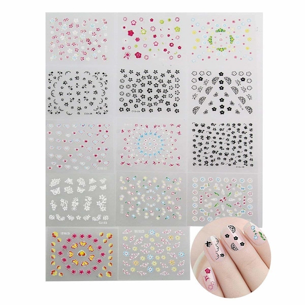 Blomstrande Utsmyckningar, 30 Ark Med Utsökta Nageldekaler Som Förenar Skönhet Och Praktik, Perfekt För Att Personalisera Dina Naglar Eller Lägga Till En Touch