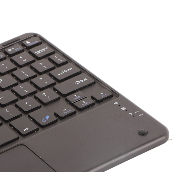 Trådlöst Bluetooth-tangentbord med pekplatta, 78 tangenter, ultratunt tyst tangentbord för Android, Windows och iOS