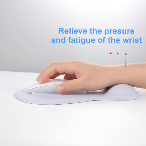 Handledsstöd Musmatta Ergonomisk Design Mjuk Bekväm Smärtlindring Handledsstöd Silikon Musmatta