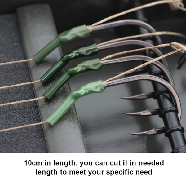 50 st Fiskekrympslang 10cm EVA Linterminal Hylsa Tackeltillbehör (Grön)