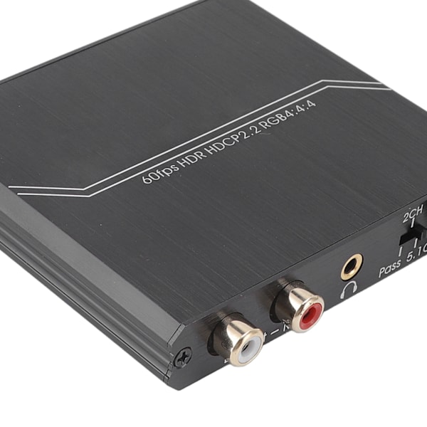 HD Multimedia Interface Extractor 4K 60Hz HD Multimedia Interface Splitter med Volymkontroll för PS5 DVD-spelare