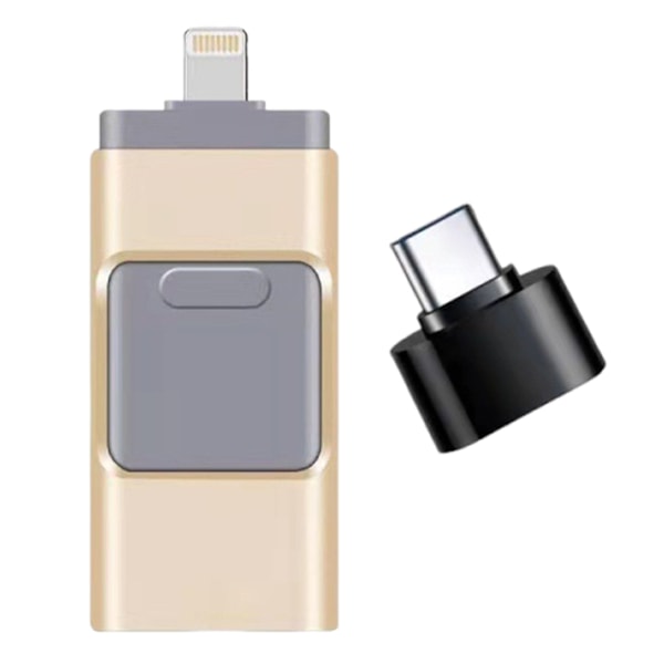 Apple Android datorgränssnitt mobiltelefon USB-minne 128G push-pull USB-minne
