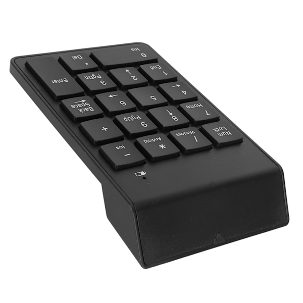 Trådlösa Bluetooth-numeriska tangentbord 18 U-formade tangenter 10 m anslutningsavstånd Lågt brus Mini numerisk tangentbord för bärbar dator PC