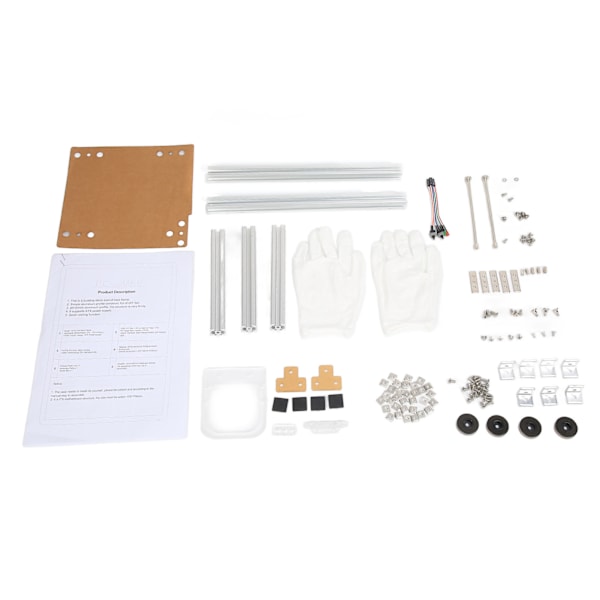 ITX Dator Öppet Chassi Fäste Bra Värmeavledning Delad Hårdvarustruktur Aluminiumlegering DIY Bare Frame för Hemmet