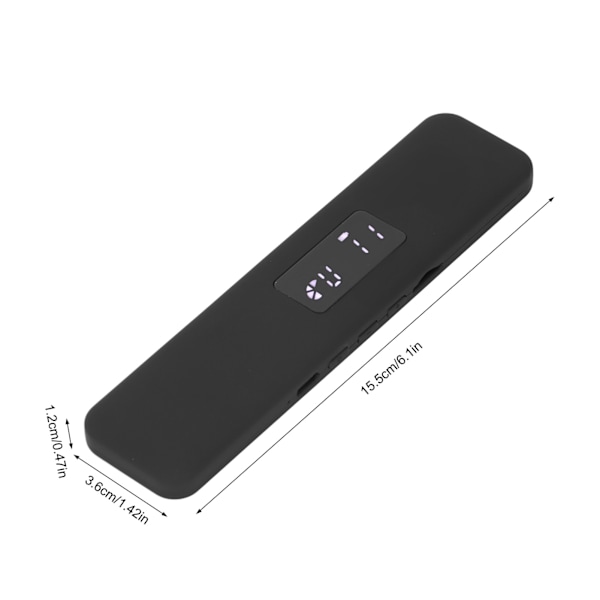 Kudde Högtalare Benledning Trådlös Bluetooth 5.3 Stereo Bas Sömnhjälp Ljud Högtalare med Digital Display Timerfunktion för Vuxna Svart