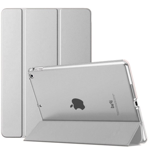 Smart Case för iPad 7:e för iPad 10,2" Generation Case Smart Case Cover Genomskinligt Frostat Magnetic Cover med Auto Sleep/Wake-funktion Silver Gray