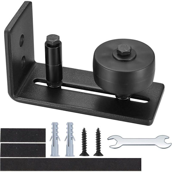 Sliding Door Guide, 8-in-1 Barn Door Guide, Adjustable Roller Guide for Door