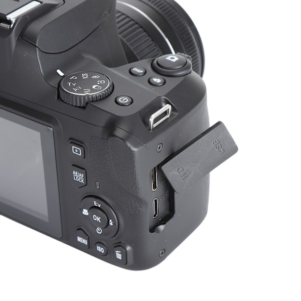 64MP Digitalkamera Mångsidig 40X Zoom 3-tums Skärm 4K Wifi Autofokus Vloggningskamera för Fotografering Video