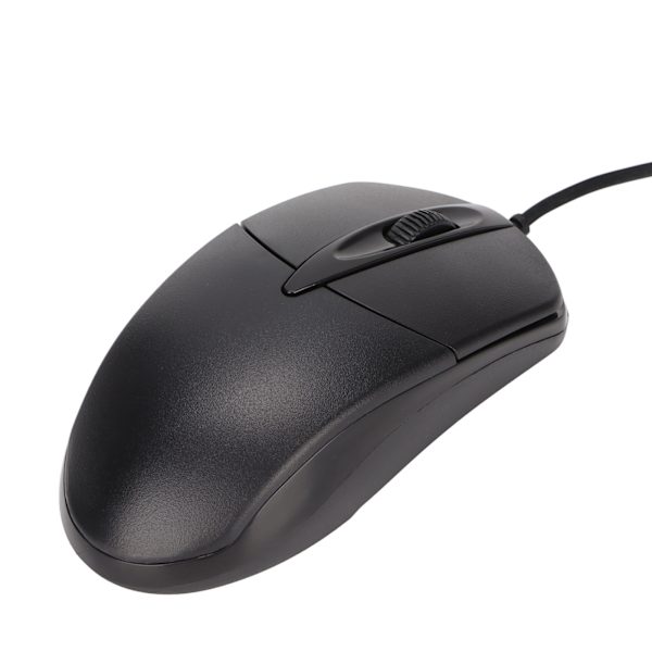 Uppvärmd Mus 3 Nivåer Justerbar Svart Ergonomisk 1600DPI Trådbunden Värmemus för Windows för OS X System Skrivbord Laptop