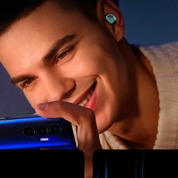 Trådlösa Bluetooth Hörlurar med Digital Display True Wireless Stereo Hörlurar