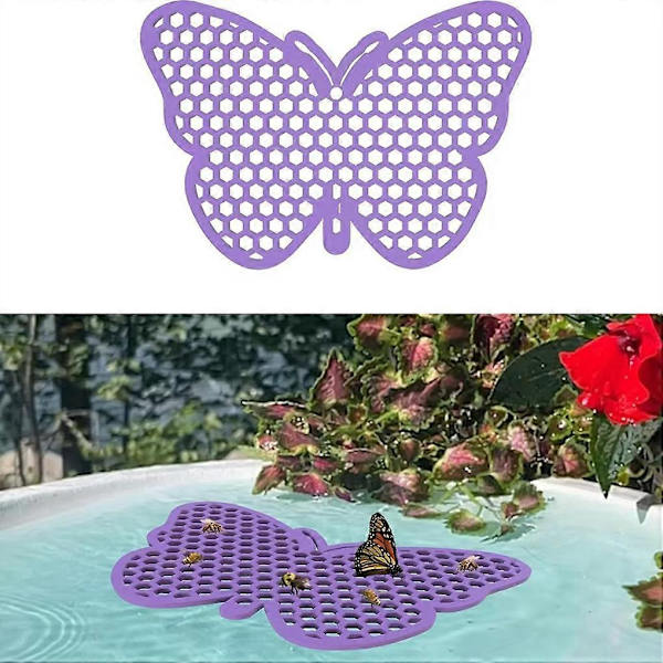 2-pak/parti Sommerfuglefoder Tekstureret EVAABS Modstår Deformation Og Forbedrer Udendørs Rum 5mm butterfly