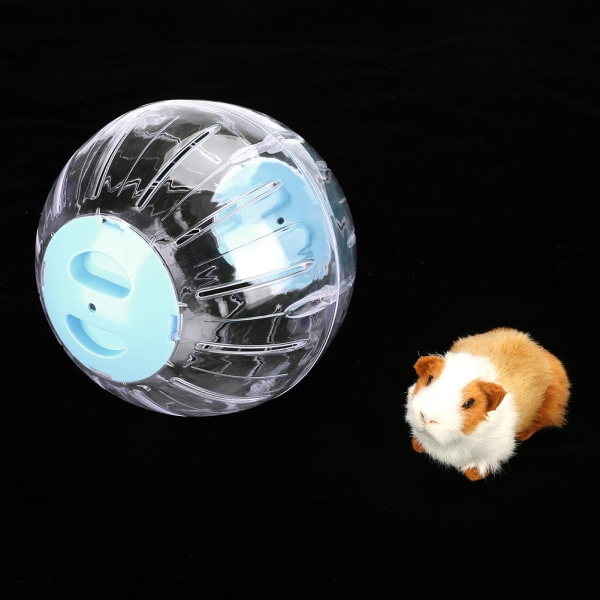 18,5 cm Ny mote plast liten hamster Gerbil kjæledyr løper jogging treningsball leketøy (blå)