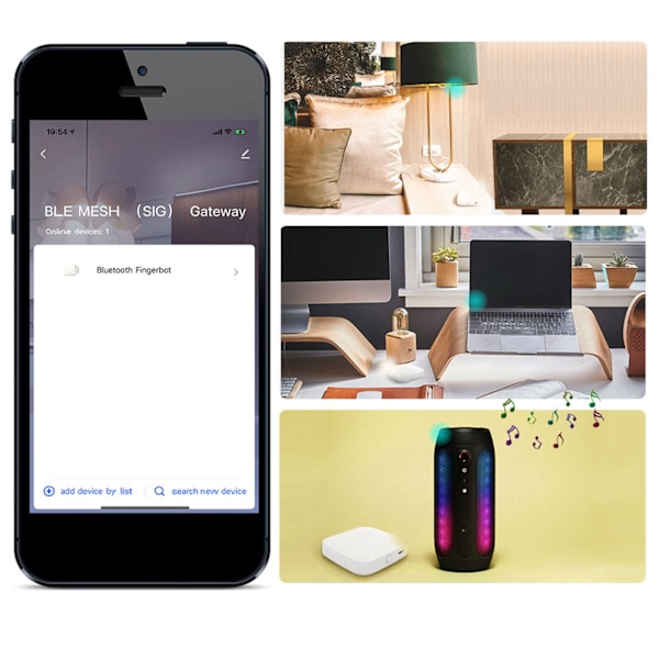 Bluetooth Mesh Gateways Automatisk Kontroll Små Portabla Trådlösa Smarta Gateways för Hem och Kontor