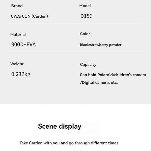 Camera Bag Portable Storage Bag Small Microsingle Polaroid CCD Hard Shell Camera Bag Waterproof Digital Bag[TT]