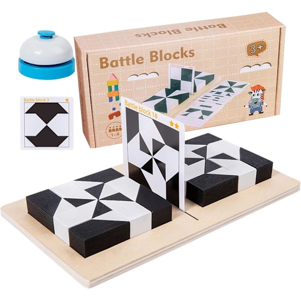 Puzzle Blocks Toy, Educational Toys Pattern Blocks Hidden Block Puzzles, for Developing Thinking Ability, Brain Teaser