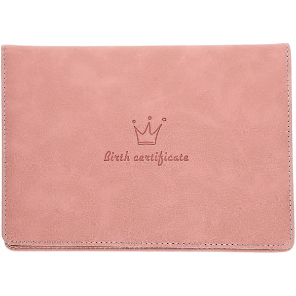 Birth Certificate Holder Birth Certificate Protective Case Leather Certificate Cover