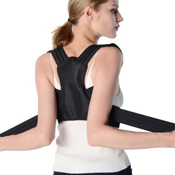 Övre Ryggstöd för Smärtlindring, Hållningskorrigerare med Ergonomisk Design och Justerbar Storlek för Universell Passform