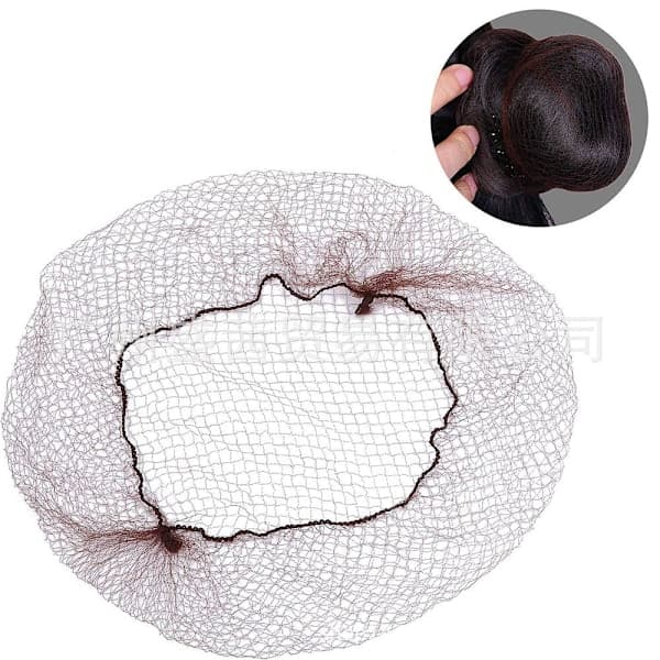 20/40 stk Usynlige hårnet Fint net sort 40 stk sort black 40 Pcs