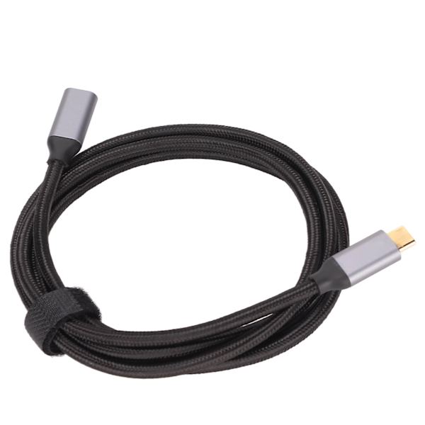 Typ C Förlängningskabel 4K 60Hz Upplösning 10Gbps Slitstark Typ C Hane till Typ C Hona med Aluminiumskal