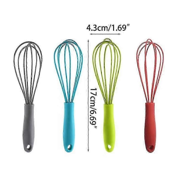Håndholdt visp krem skum maker sklisikker egg blender silikon egg visper[TT]
