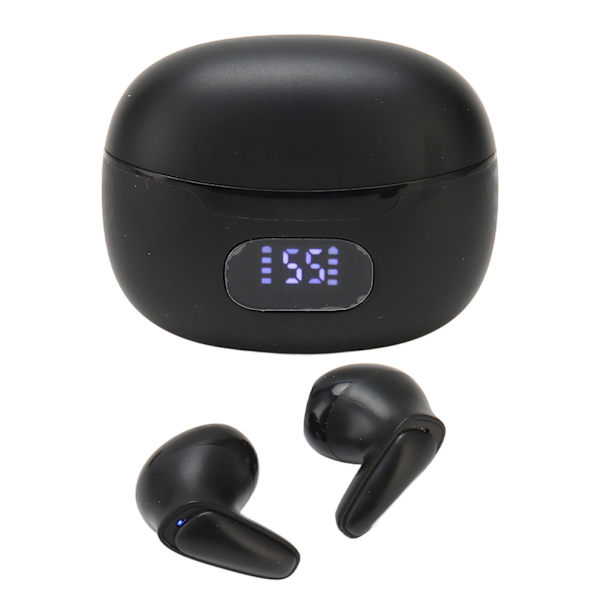 Bluetooth Hörlurar Multifunktion HiFi Stereo Ljud Brusreducering Trådlösa Sport Hörlurar med LED Digital Display