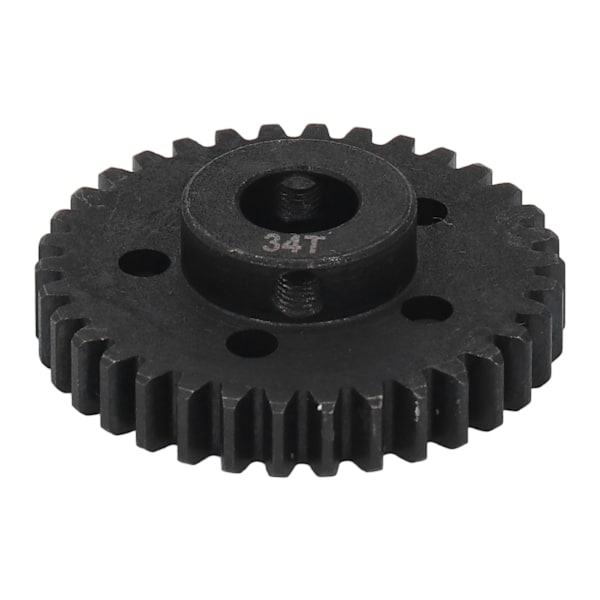 Spoldrev Stål Rostfritt Stabil Prestanda RC Växellåda för Arrma 1/7 1/8 Serie 34T Svart