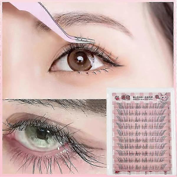 False Eyelashes Manga Nature DIY Cosplay Eyelashes Makeup Slanted False Eyelashes[D]