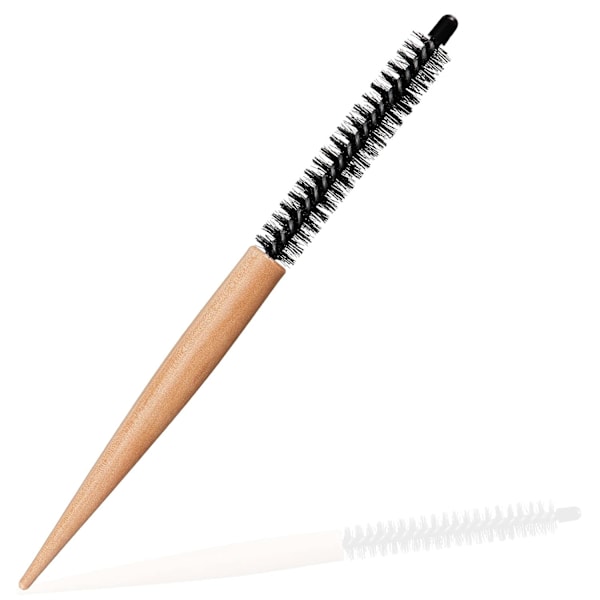 Stilfull Mini Rund Quiff Borste För Hårstyling, Kvalitetsmaterial Mini Rullborste För Att Skydda Håret Och Reducera Friss (10 Tum/25,5 Cm)