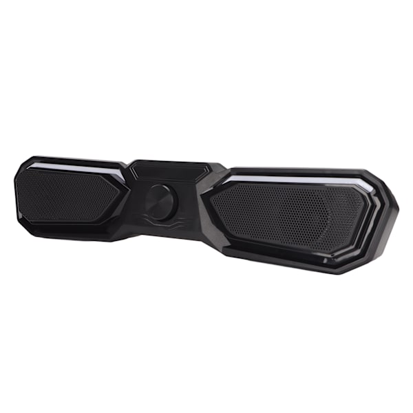 Skrivbordshögtalare USB-driven Stereo Liten Dator Soundbar med Dynamiskt RGB-ljus för PC Laptop