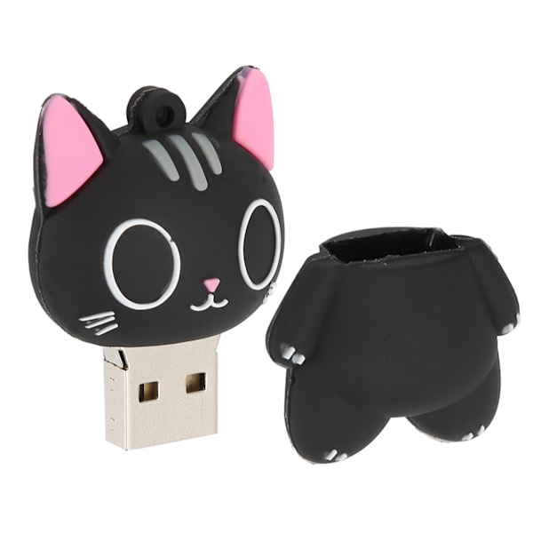 Tecknad Katt Mönster USB-minne Data Bild Musik Film Filer Lagring U Disk Gåva
