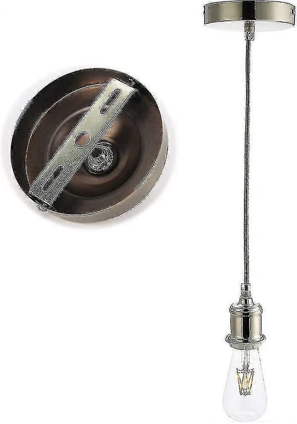 4-pack Lighting Fixture Ceiling Plate Bracket 90mm Earthed With Screws Suspension Ceiling Pendant Lamp[TT]