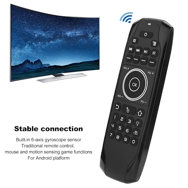 Air Remote Mouse til Bluetooth 5.0 Baggrundsbelysning til Android TV Box Control G7BTS Computer Tilbehør