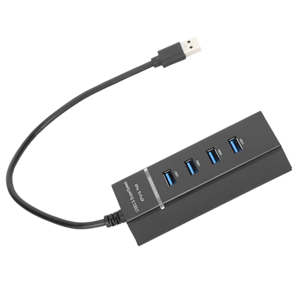 USB 3.0 HUB 4 Portar Höghastighets Slimmad Lättviktig Hot Plug USB-splitter för Windows / OS X / Linux
