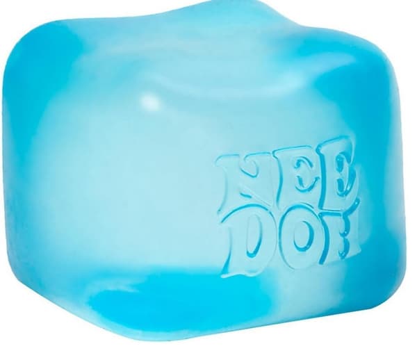 Nice Cube - Ultra-durable 5.7 cm Anti-Stress Sensory Toy: Relieves Stress and Improves Concentration Blue