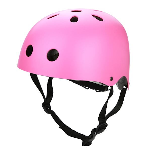 Hjälm Justerbar Rem Huvudskyddsutrustning Utomhus Klättring Drifting Utrustning (Rosa-M)