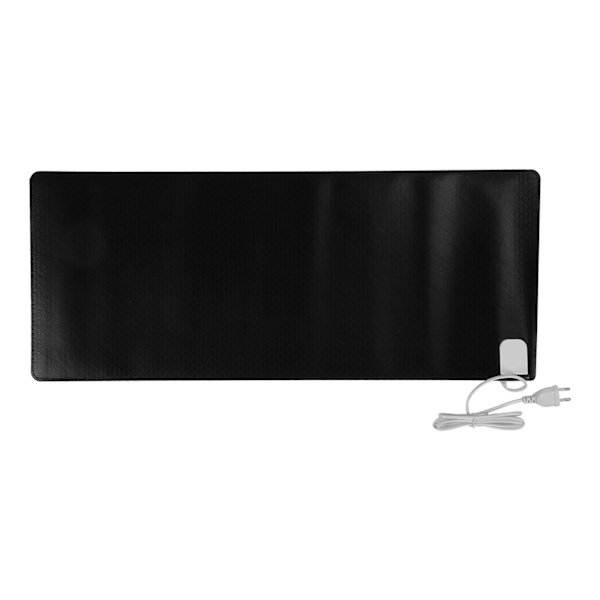 Uppvärmd Musmatta PU Läder Varmt Skrivbordsunderlägg 31x13in Uppvärmd Gaming Musmatta för Kontor Sovsal 100‑240V