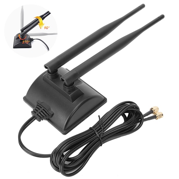 WiFi Antenn 2.4G/5G Dual Band 6DBI RPSMA Kit för Trådlösa Nätverksrouter Tillbehör