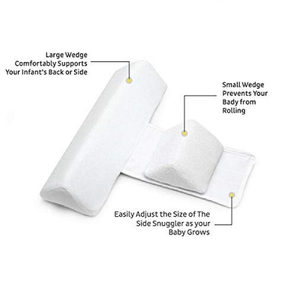 Justerbart Stöd, Memory Foam-kuddar: Anti-Roll Stödkudde med Osynlig Dragkedja, Lättrengjord Design för Hygien, Ergonomisk Design för Nacke