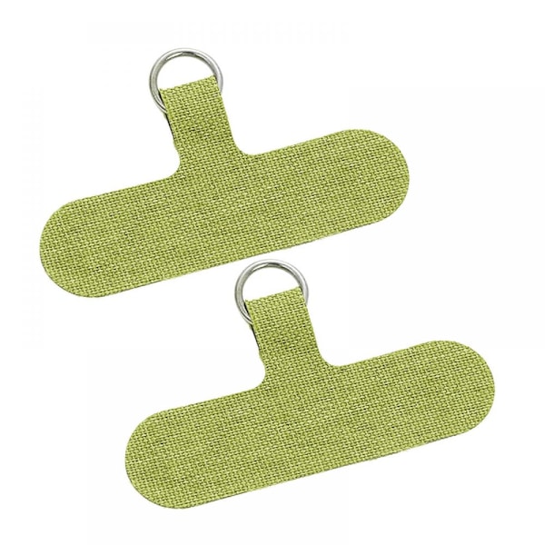 universal telefon snodd kortbricka halsband klämma snäppsladd patch 2x