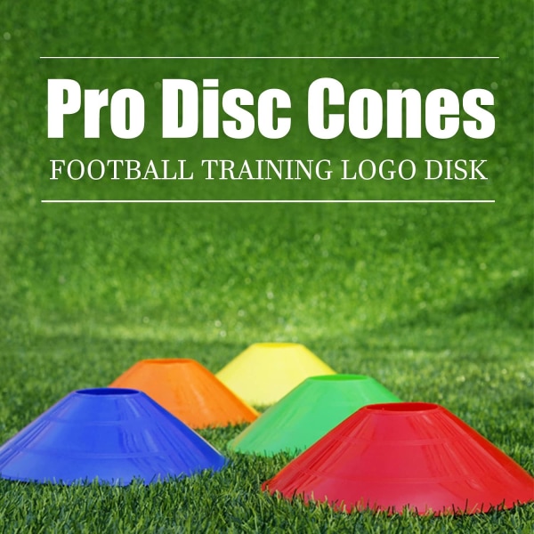 Pro Disc Cones (50 set ), Jalkapallokartiot pidikkeellä, Agilityharjoittelu Jalkapallokartiot harjoitteluun, Jalkapallo, Lapset, Urheilu, Kenttäkartiomerkit