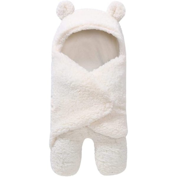 Mångsidig Baby Filt, Ultra Varm Sherpa Fleece för Vintermys, Design med Delade Ben för Aktiva Bebisar, Justerbara Kardborreband,