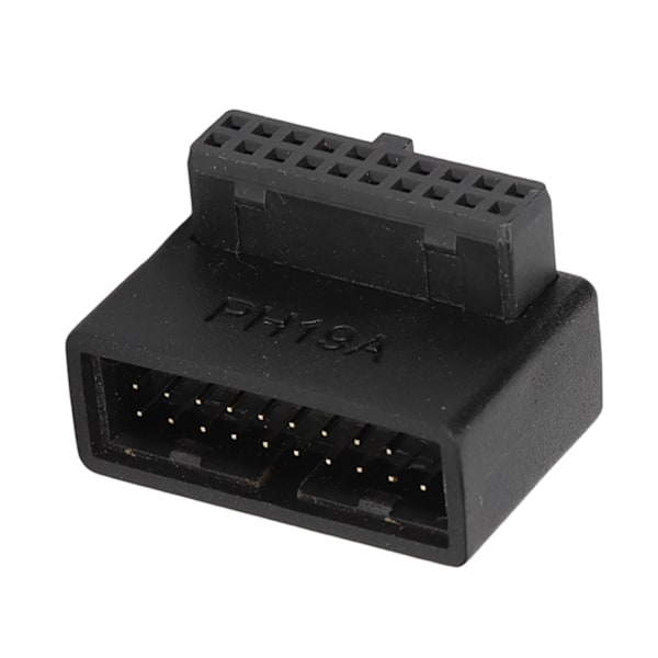 USB 3.0 90° Adapter Flerlagerskretskort Enkel Installation 19/20Pin Strömadapter