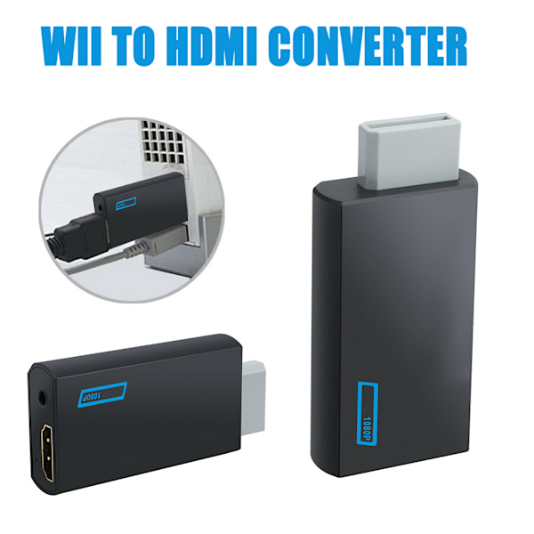High Definition Multimedia Interface Adapter Konverter High Definition Multimedia Interface Videokonverter med 3,5 mm Jack och High Definition