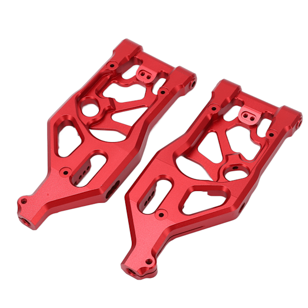 Ett par RC främre nedre armar Aluminiumlegering RC Nedre främre fjädringsarmar för ARRMA 1/5 Röd
